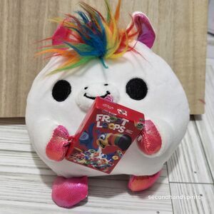 ZURU Snackles Richard The Unicorn Froot Loops 5" Mini Brands Stuffed Plush